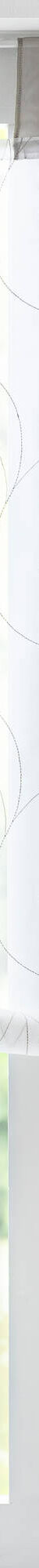 Store fine broderie feuilles (gris / blanc) Store fine broderie feuilles (gris / blanc)